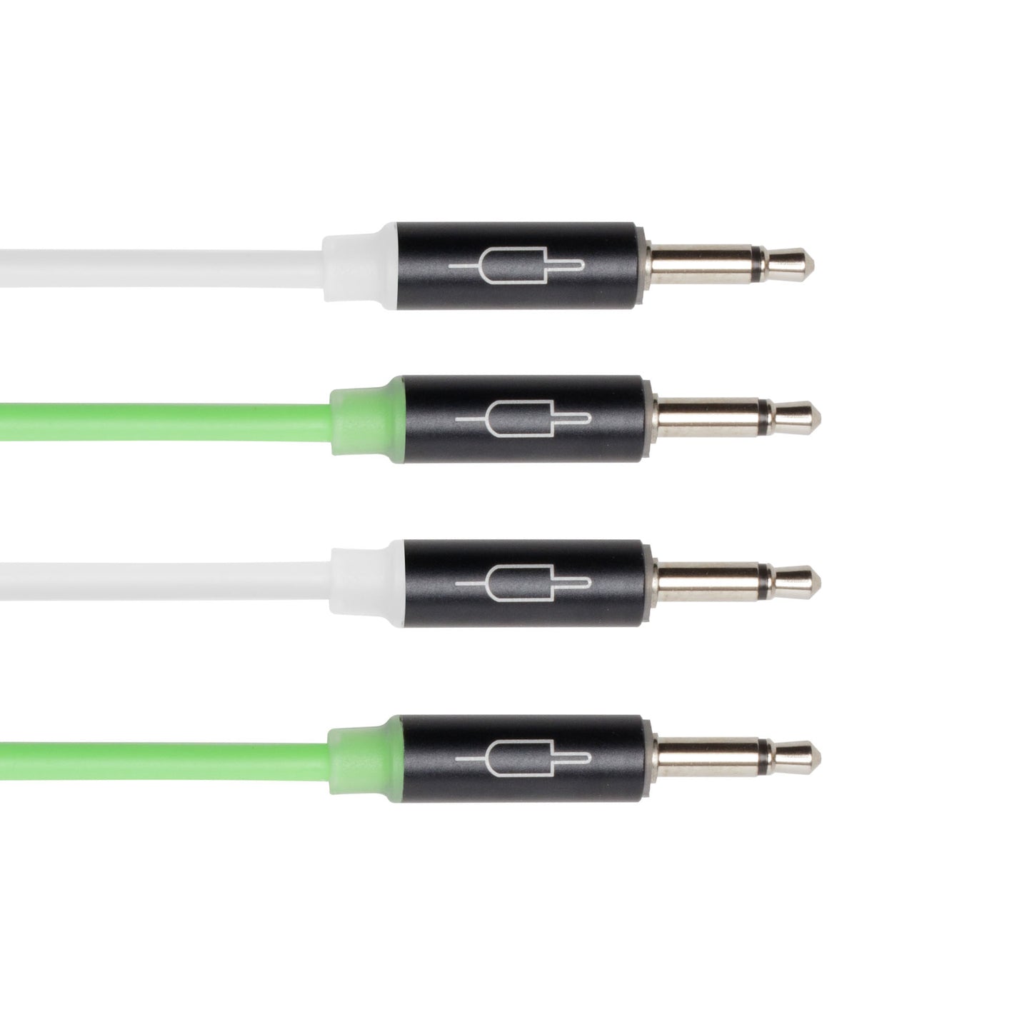 LED 3.5mm mono patch cables