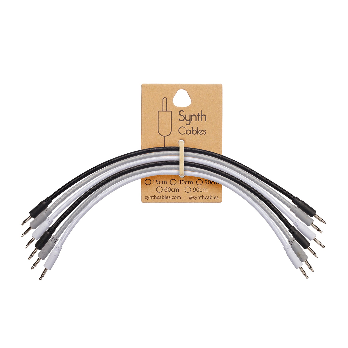 Braided Mono Patch Cables - Pack of Six