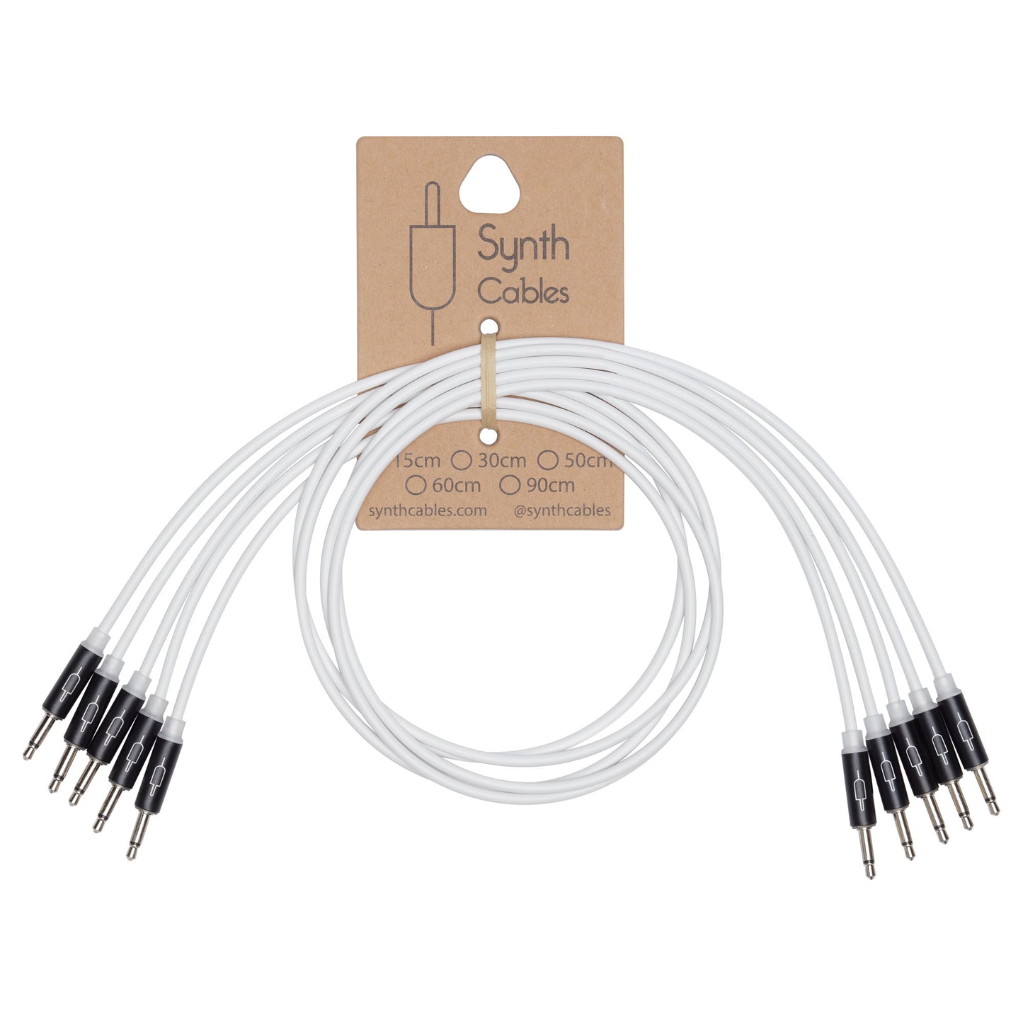 LED 3.5mm mono patch cables